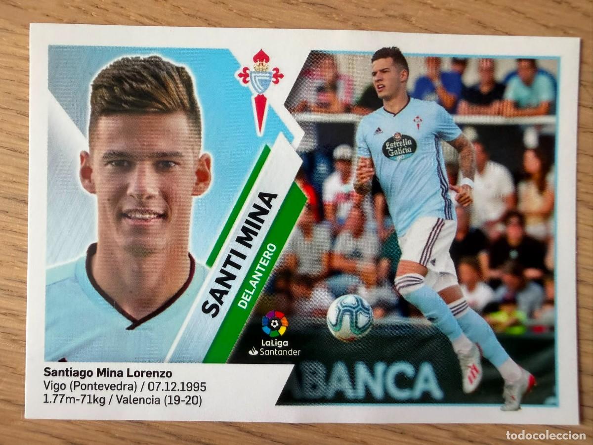 Cromos de f&uacute;tbol: FICHAJE 24 SANTI MINA CELTA VIGO 19 20 2019 2020 LIGA SANTANDER COLECCIONES ESTE SIN PEGAR STICKER