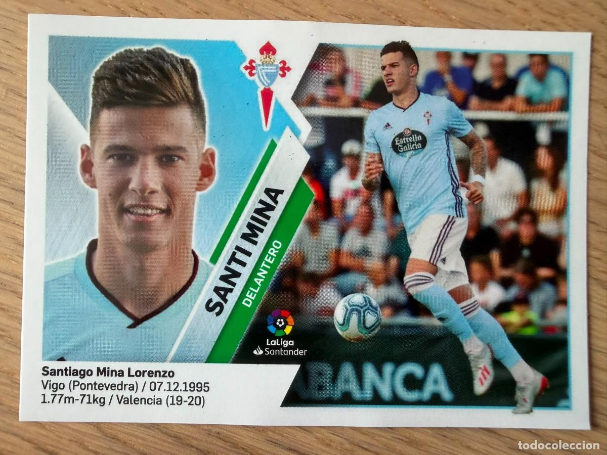 Cromos de f&uacute;tbol: FICHAJE 24 SANTI MINA CELTA VIGO 19 20 2019 2020 LIGA SANTANDER COLECCIONES ESTE SIN PEGAR STICKER
