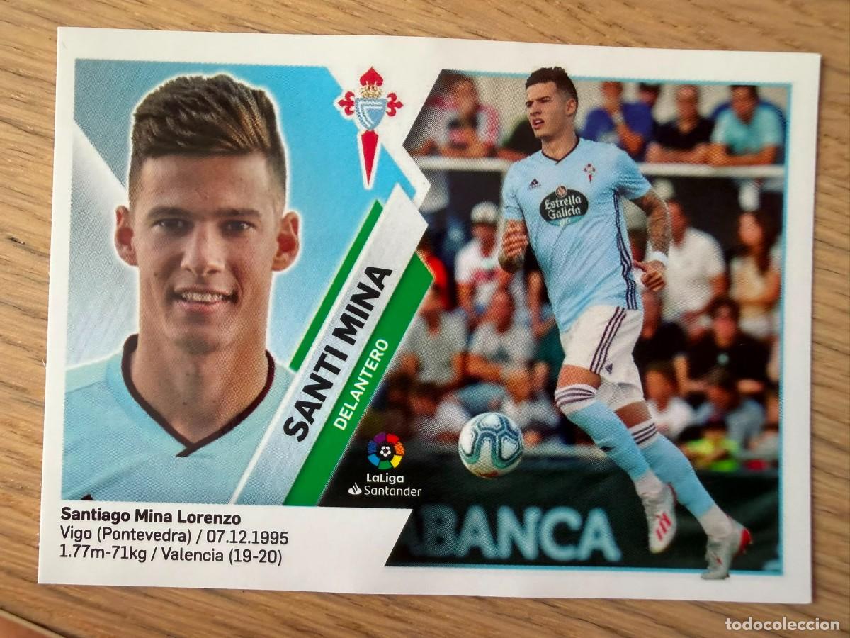 Cromos de f&uacute;tbol: FICHAJE 24 SANTI MINA CELTA VIGO 19 20 2019 2020 LIGA SANTANDER COLECCIONES ESTE SIN PEGAR STICKER