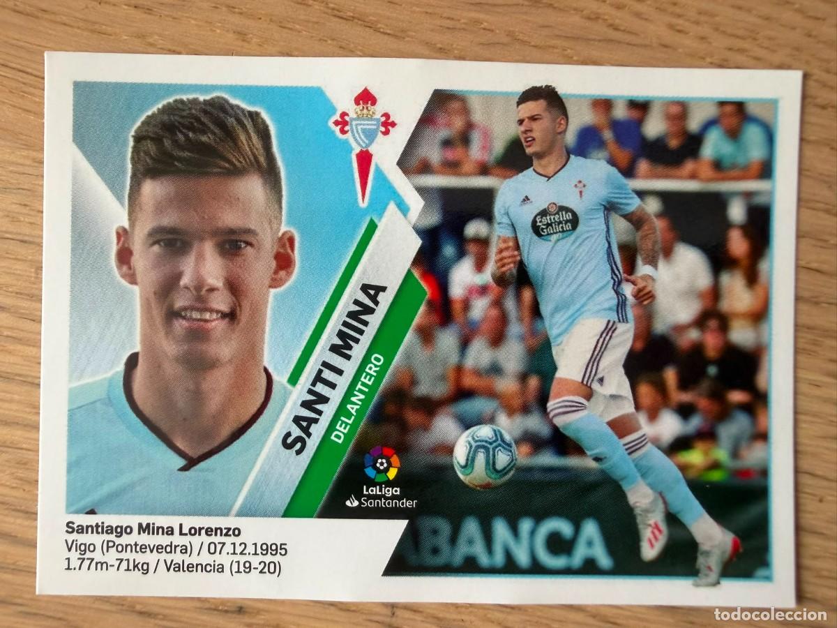 Cromos de f&uacute;tbol: FICHAJE 24 SANTI MINA CELTA VIGO 19 20 2019 2020 LIGA SANTANDER COLECCIONES ESTE SIN PEGAR STICKER