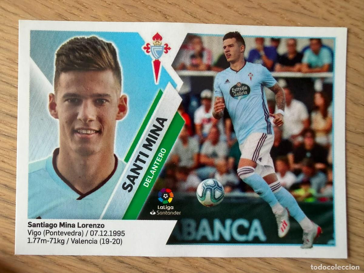 Cromos de f&uacute;tbol: FICHAJE 24 SANTI MINA CELTA VIGO 19 20 2019 2020 LIGA SANTANDER COLECCIONES ESTE SIN PEGAR STICKER