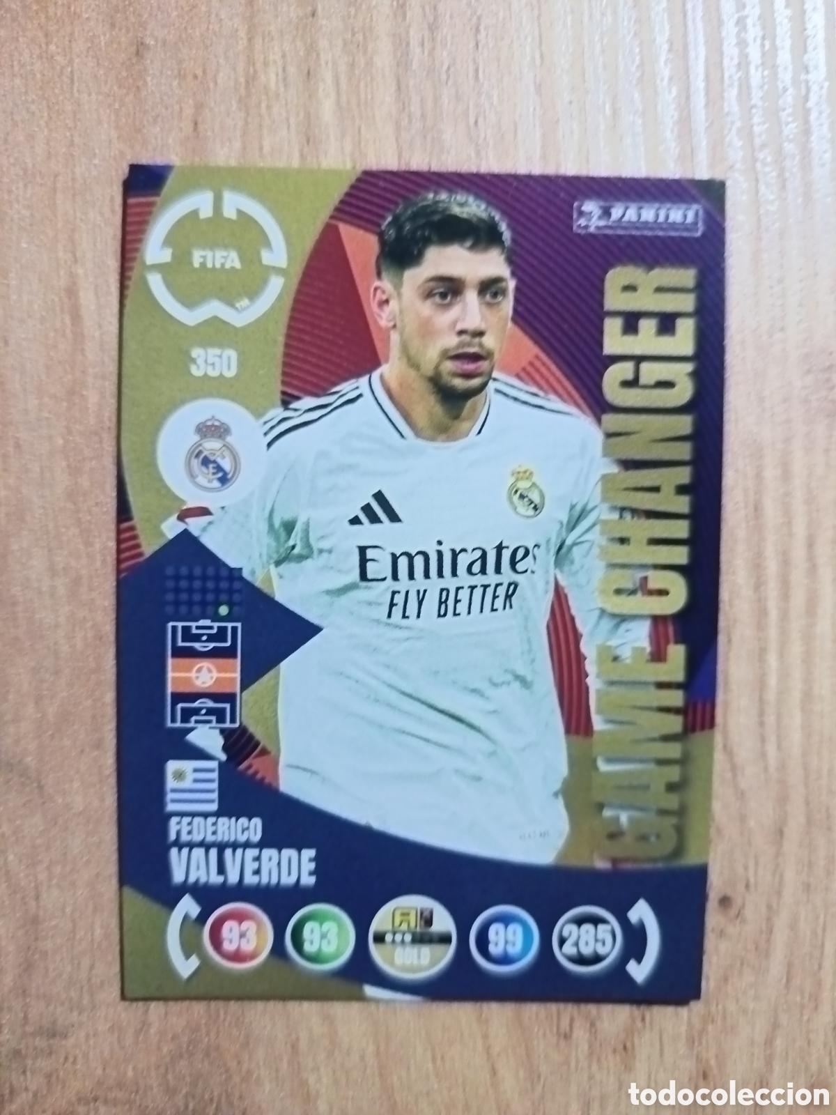 Fu&szlig;ball-Sticker: 350 Valverde MUNDIAL DE CLUBES ADRENALYN 2025