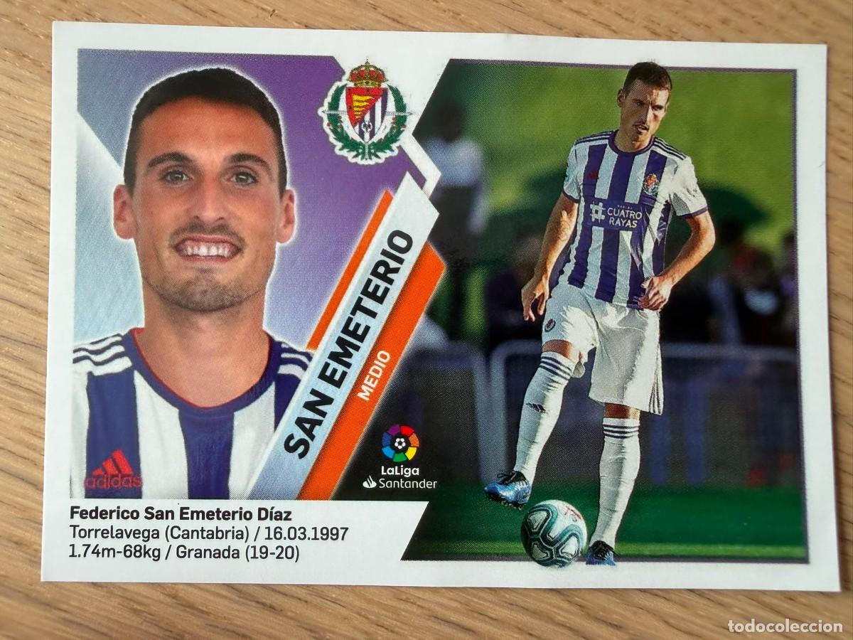 Fu&szlig;ball-Sticker: FICHAJE 27 SAN EMETERIO VALLADOLID 19 20 2019 2020 LIGA SANTANDER COLECCIONES ESTE SIN PEGAR STICKER