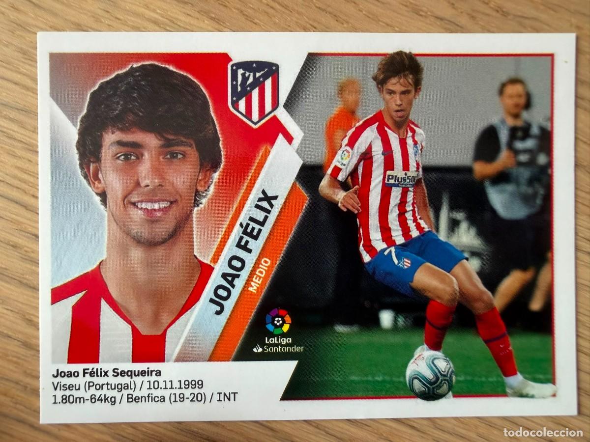 Cromos de f&uacute;tbol: FICHAJE 30 JOAO FELIX ATLETICO MADRID 19 20 2019 2020 LIGA SANTANDER COLECCIONES ESTE SIN PEGAR