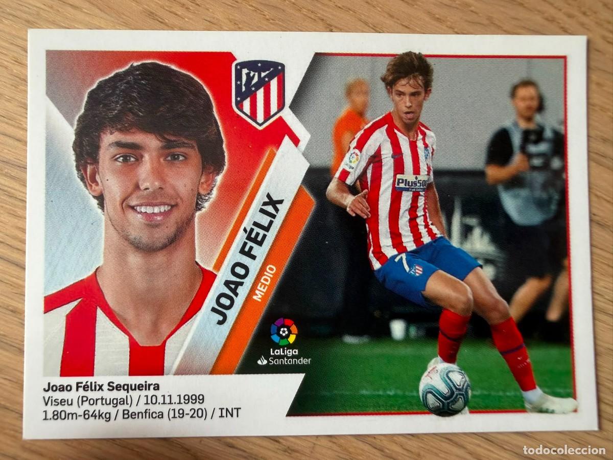 Cromos de f&uacute;tbol: FICHAJE 30 JOAO FELIX ATLETICO MADRID 19 20 2019 2020 LIGA SANTANDER COLECCIONES ESTE SIN PEGAR