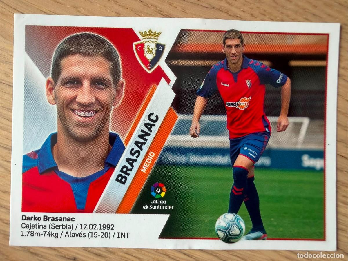 Cromos de f&uacute;tbol: FICHAJE 31 BRASANAC OSASUNA 19 20 2019 2020 LIGA SANTANDER COLECCIONES ESTE SIN PEGAR STICKER