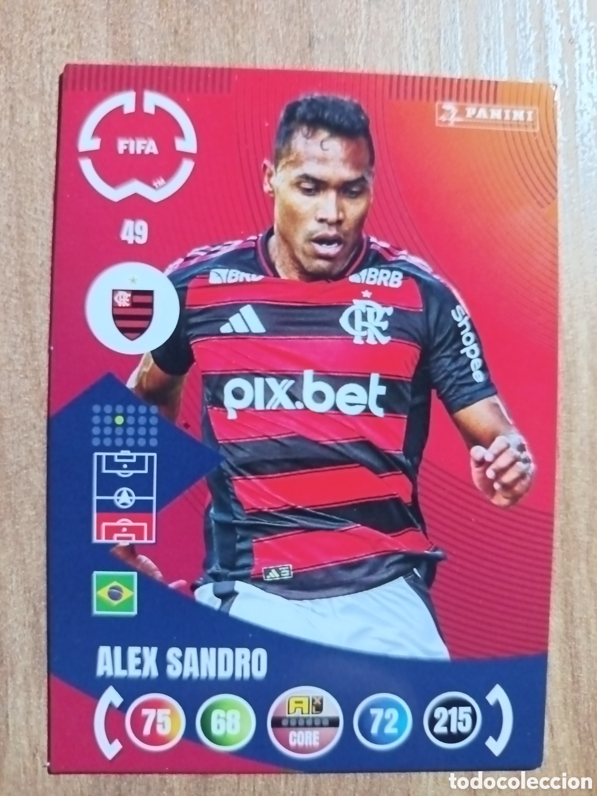 Cromos de f&uacute;tbol: 49 Alex Sandro MUNDIAL DE CLUBES ADRENALYN 2025