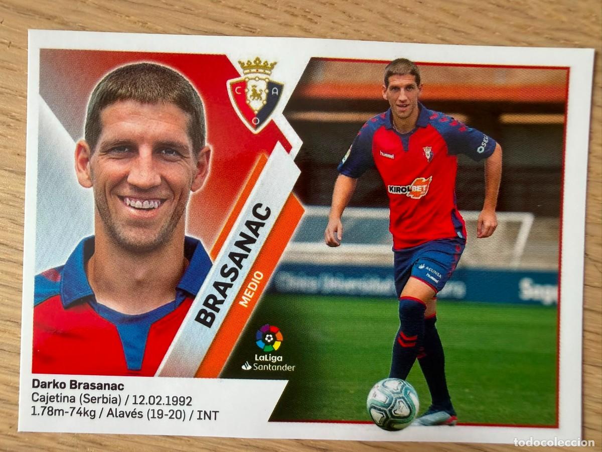 Cromos de f&uacute;tbol: FICHAJE 31 BRASANAC OSASUNA 19 20 2019 2020 LIGA SANTANDER COLECCIONES ESTE SIN PEGAR STICKER