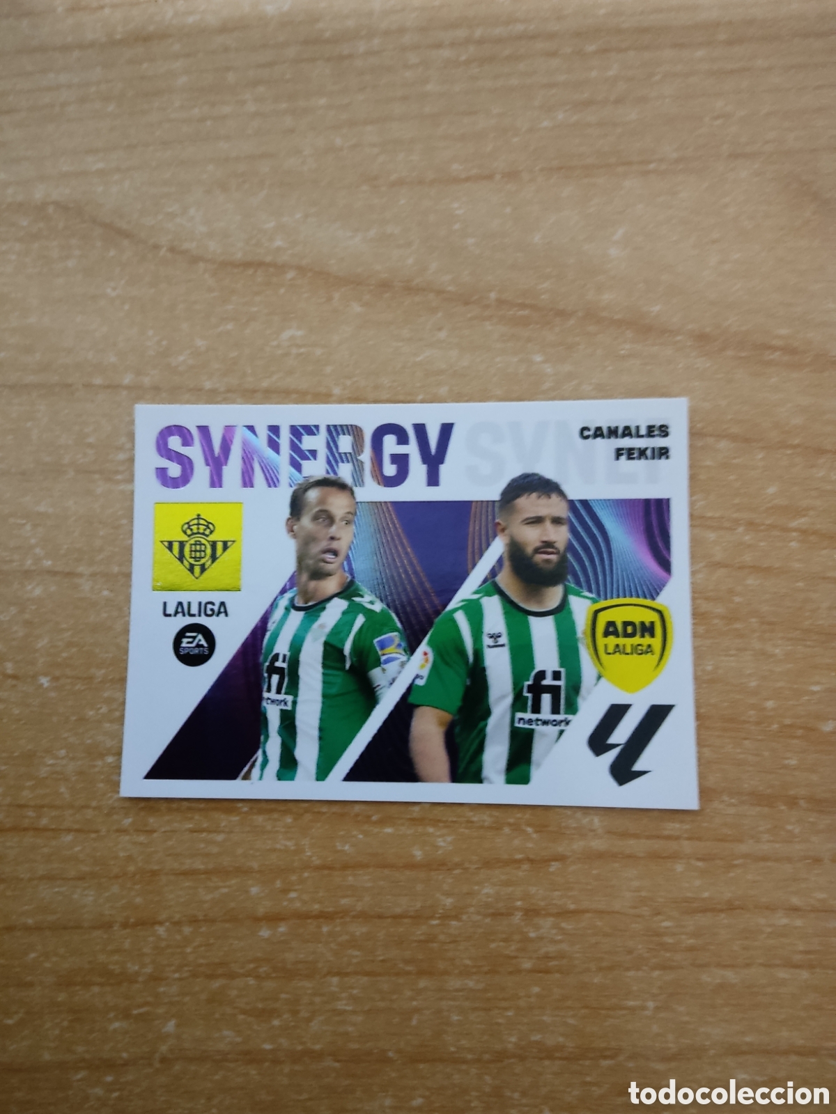Cromos de f&uacute;tbol: 7 CANALES Y FEKIR REAL BETIS ADN SYNERGY LIGA ESTE 2023 2024