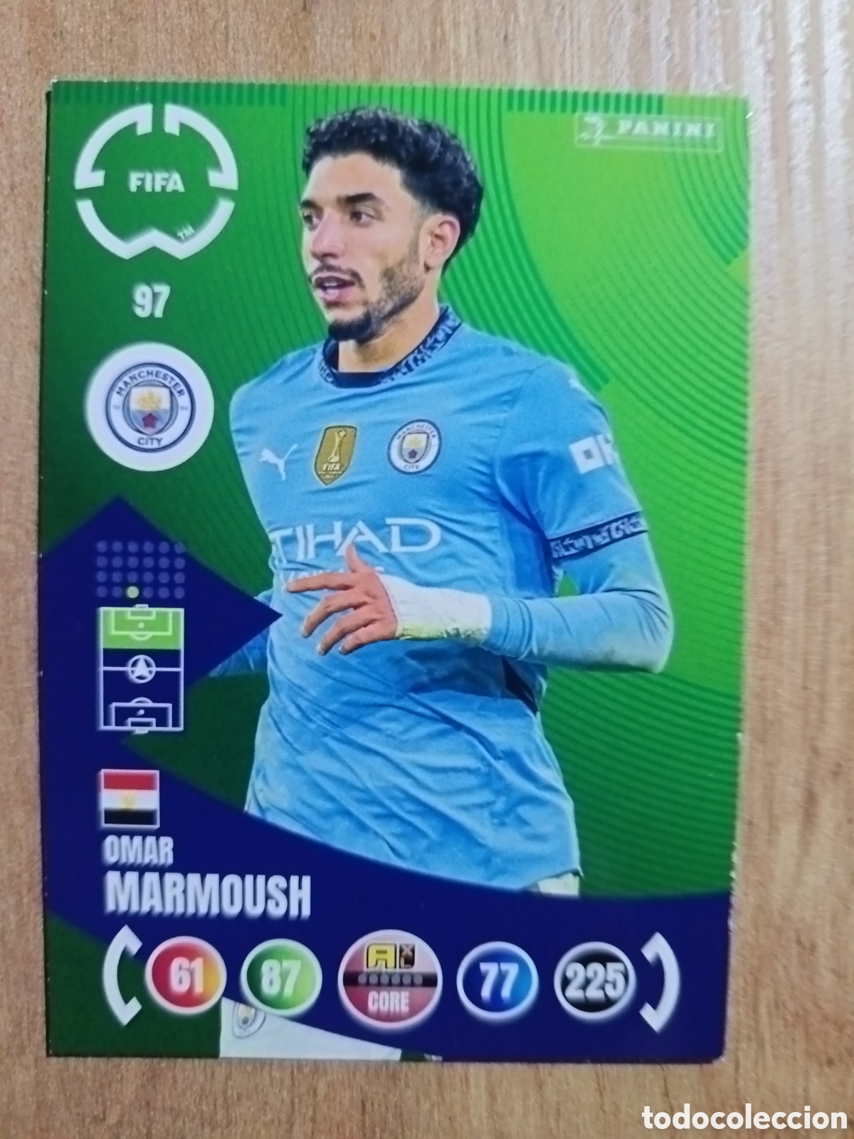 Cromos de f&uacute;tbol: 97 Marmoush MUNDIAL DE CLUBES ADRENALYN 2025