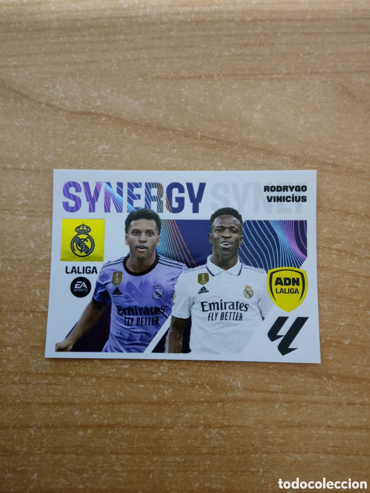 Cromos de Futebol: 20 RODRYGO Y VINICIUS REAL MADRID ADN SYNERGY LIGA ESTE 2023 2024