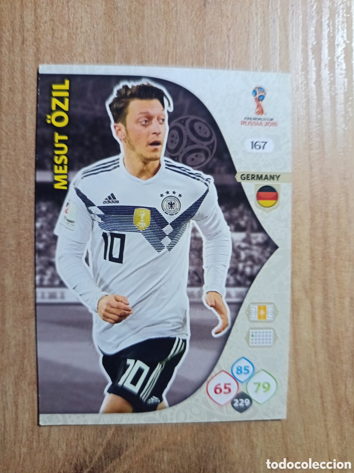 Cromos de f&uacute;tbol: 167 Ozil adrenalyn mundial fifa world cup 2018 18 rusia
