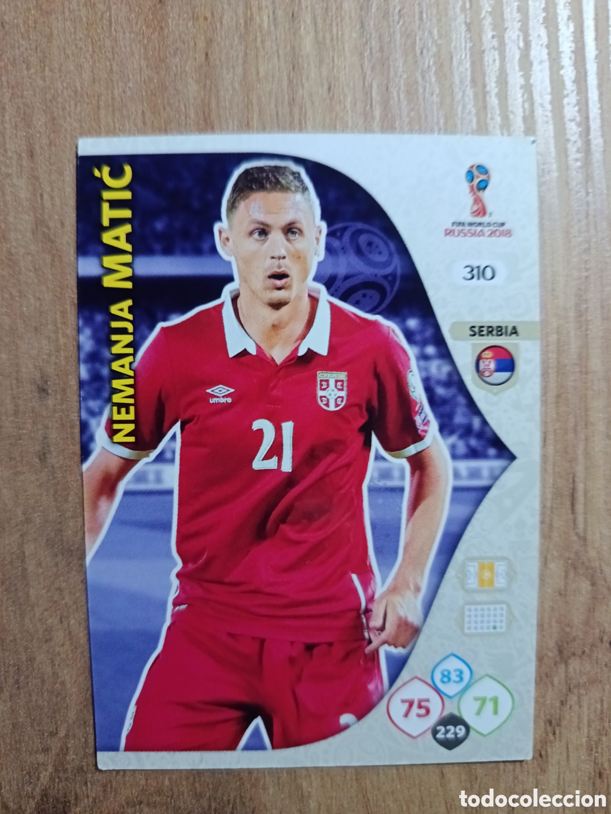 Cromos de f&uacute;tbol: 310 Matic adrenalyn mundial fifa world cup 2018 18 rusia