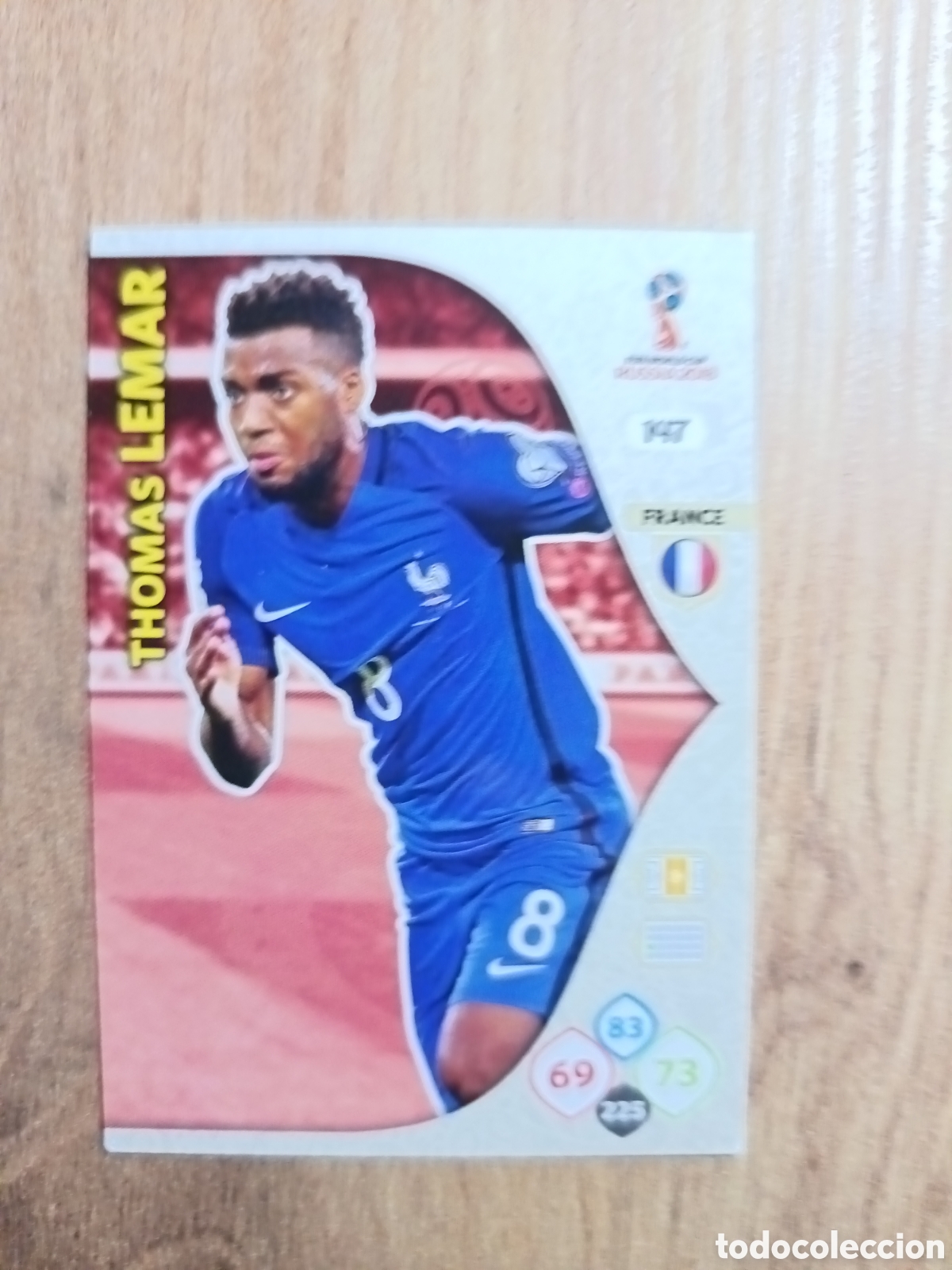 Cromos de f&uacute;tbol: 147 Lemar adrenalyn mundial fifa world cup 2018 18 rusia