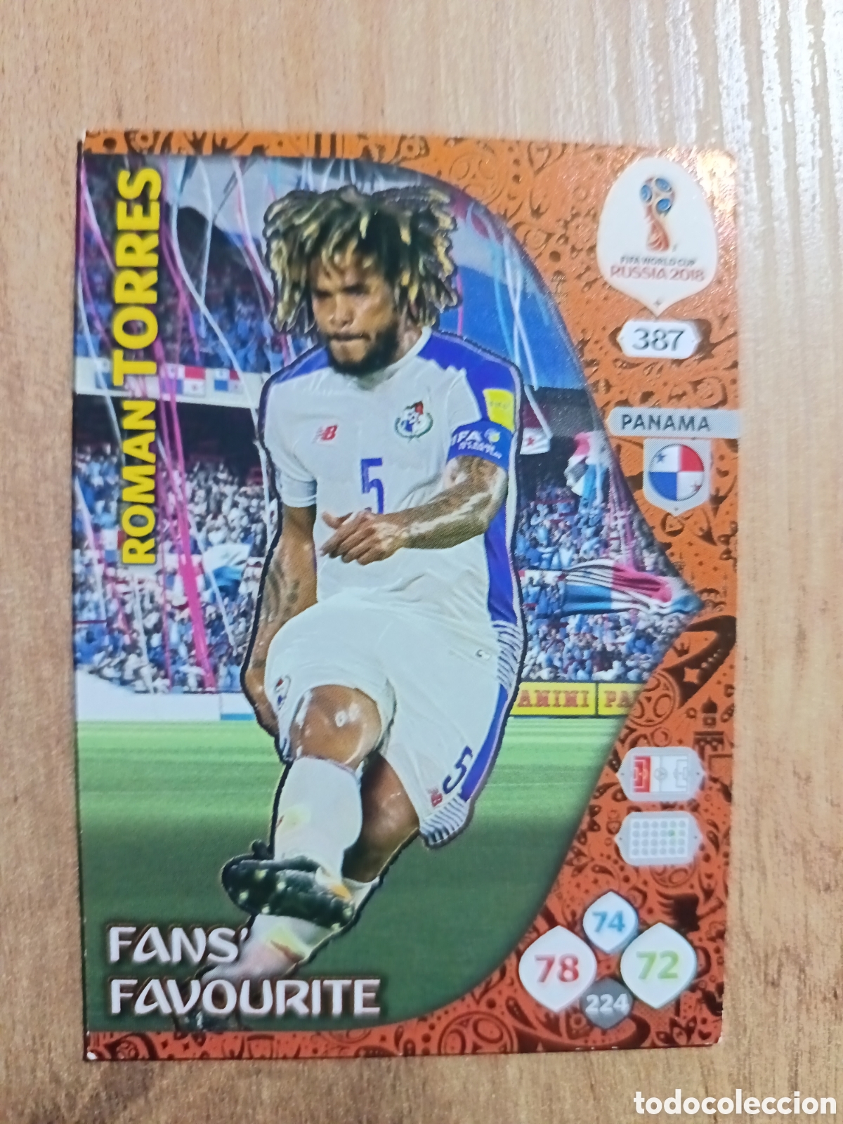 Cromos de f&uacute;tbol: 387 Rom&aacute;n torres adrenalyn mundial fifa world cup 2018 18 rusia