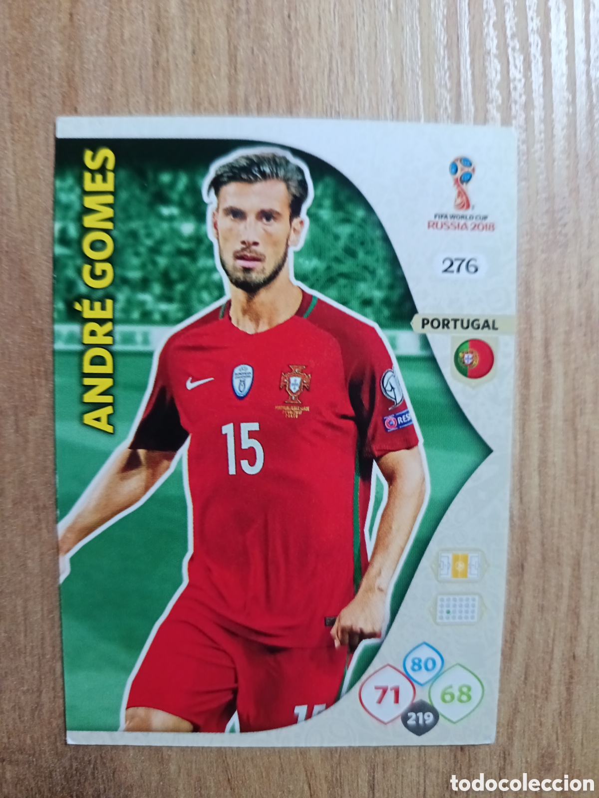 Football Stickers: 276 Andre G&oacute;mez adrenalyn mundial fifa world cup 2018 18 rusia