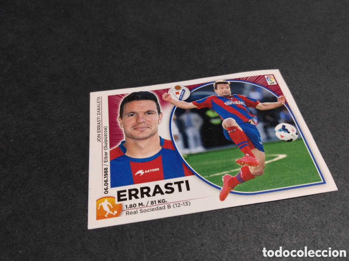 Football Stickers: Cromo futbol 2014-15 Errasti, Eibar
