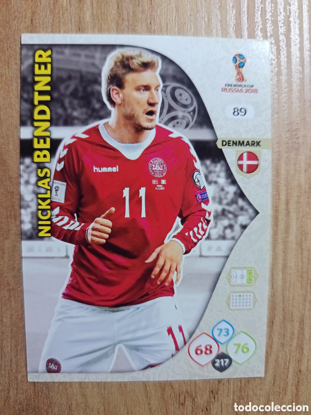 Football Stickers: 89 Bendtner adrenalyn mundial fifa world cup 2018 18 rusia