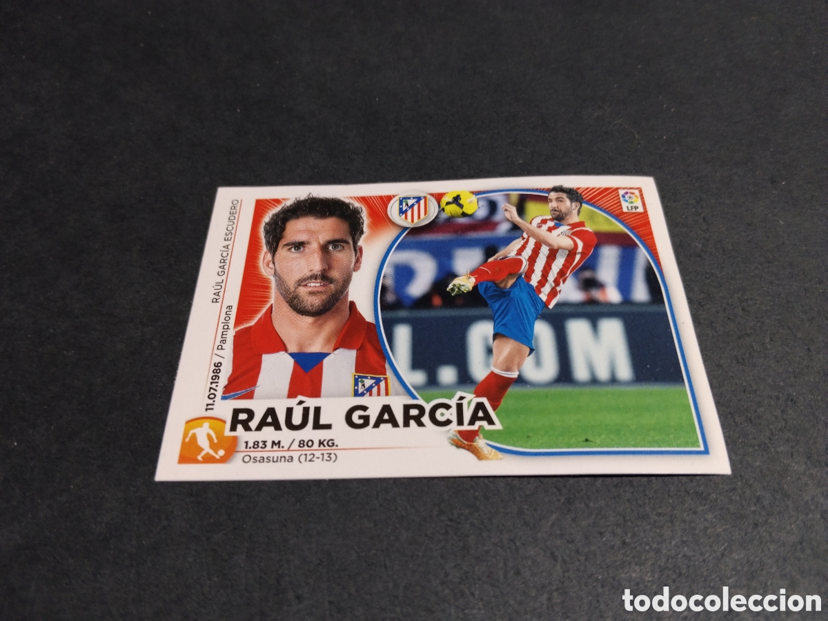 Football Stickers: Cromo futbol 2014-15 Ra&uacute;l Garc&iacute;a, Atl&eacute;tico de Madrid