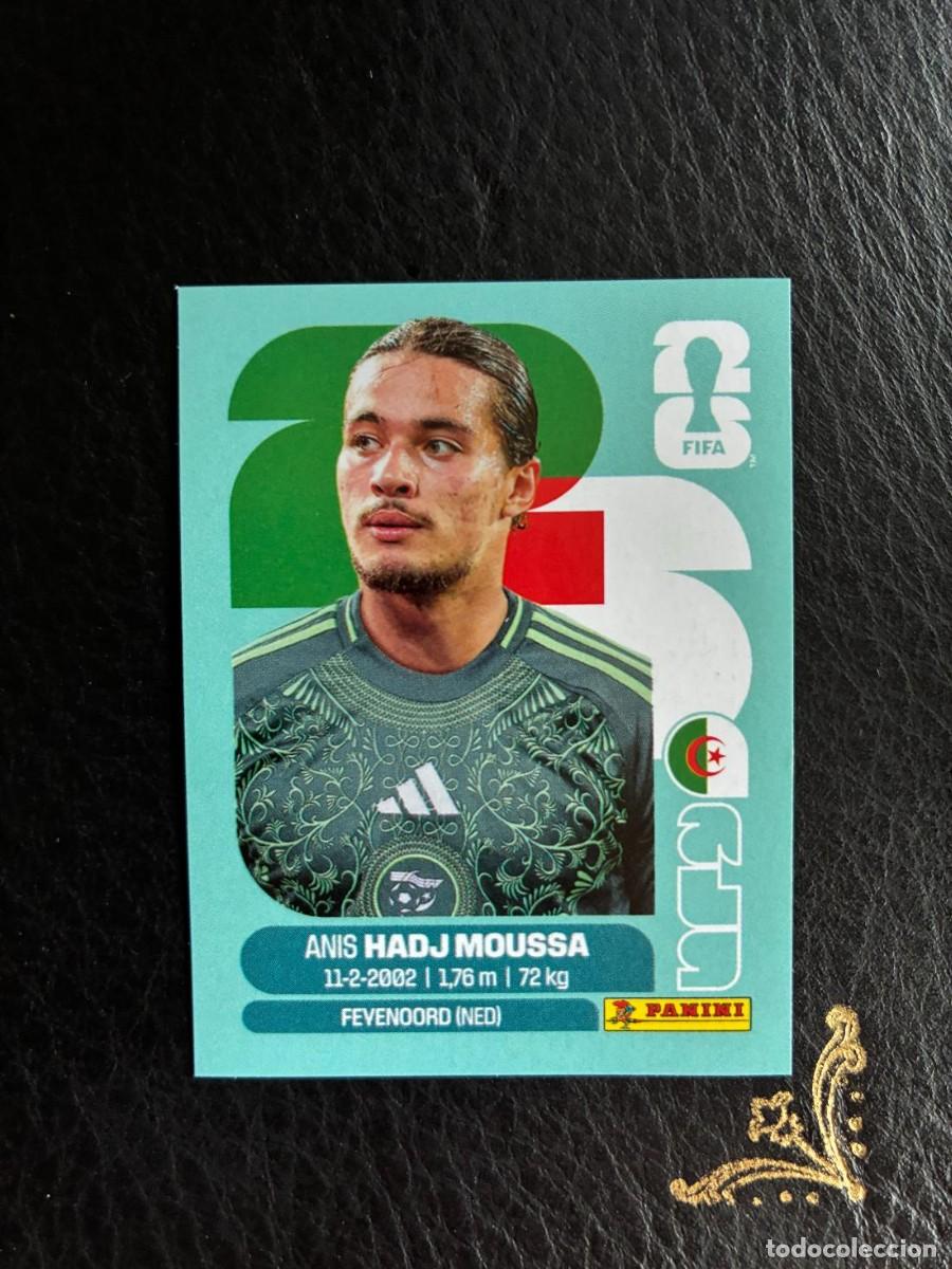 Football Stickers: ALG 17 ANIS HADJ MOUSSA ALG17 ARGELIA FIFA WORLD CUP MUNDIAL 2026 26 PANINI