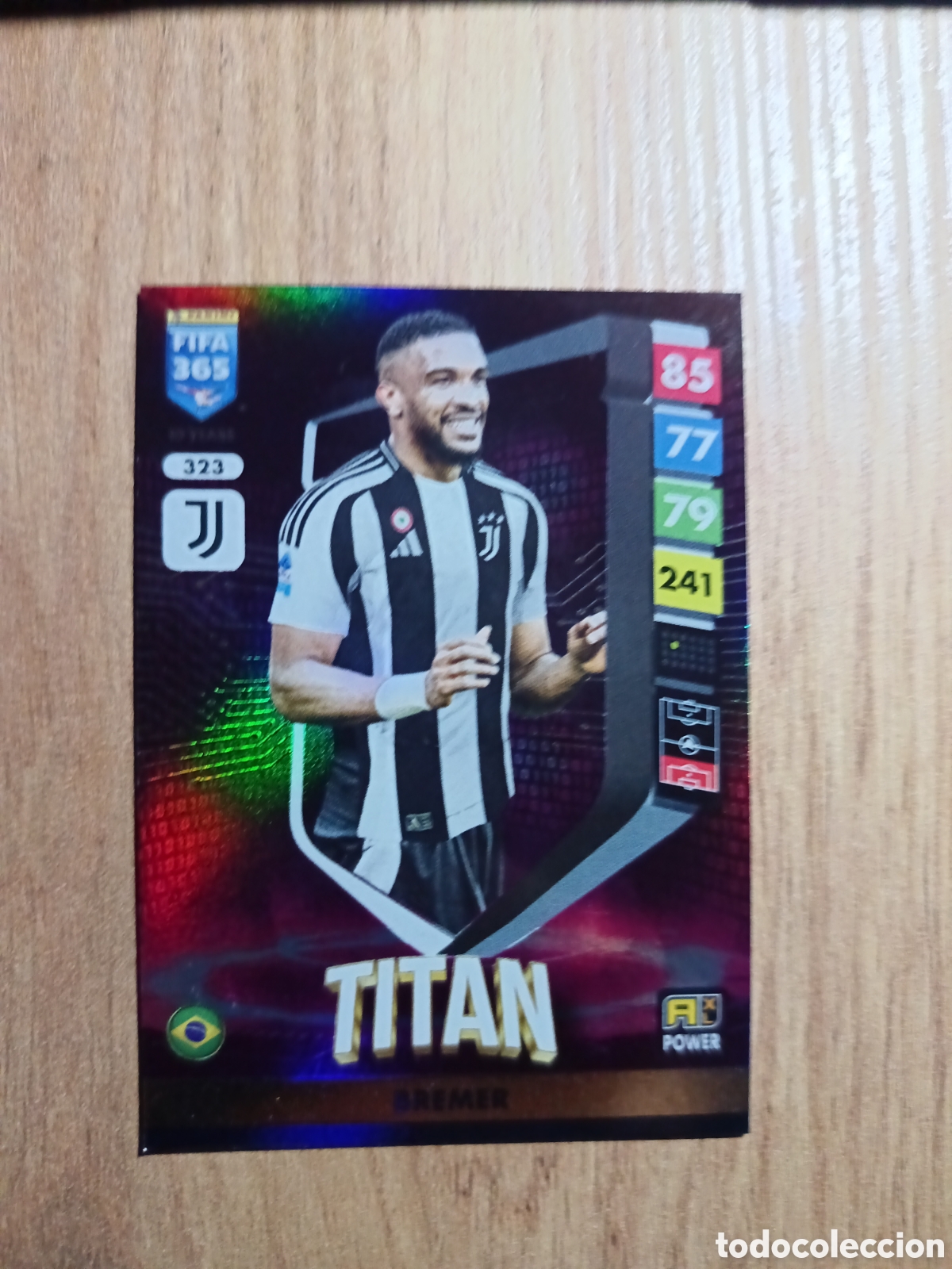 Football Stickers: 323 Bremer ADRENALYN XL FIFA 365 2024 2025 24 25