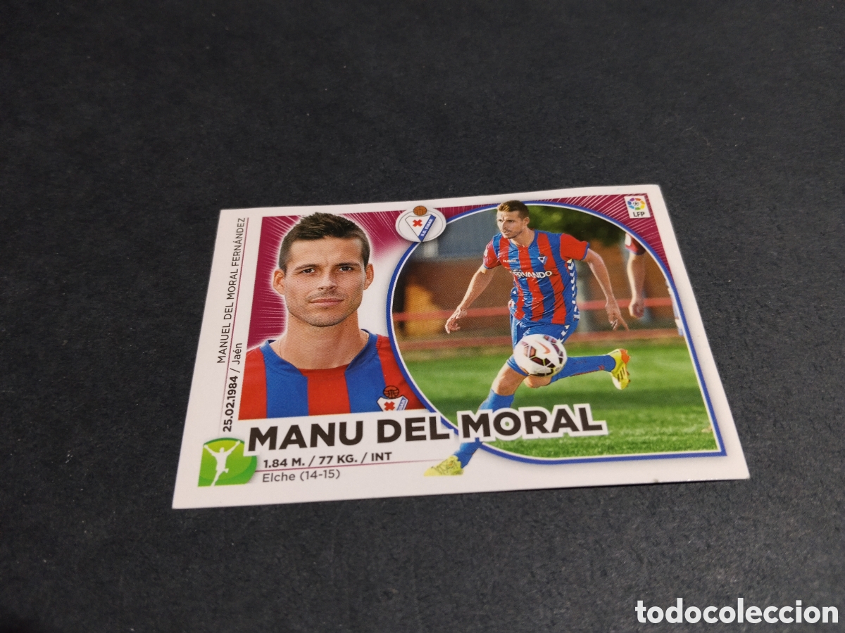 Football Stickers: Cromo futbol 2014-15 Manu del Moral, Eibar