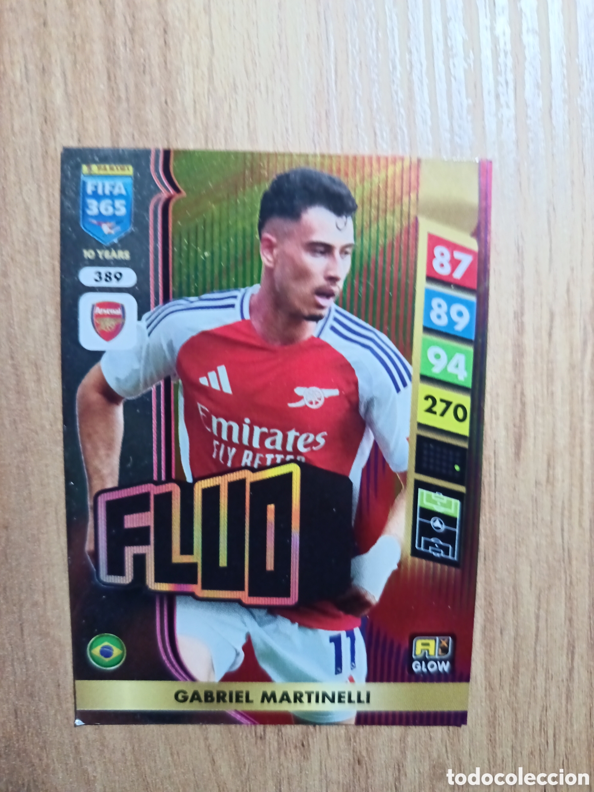 Football Stickers: 389 Gabriel ADRENALYN XL FIFA 365 2024 2025 24 25