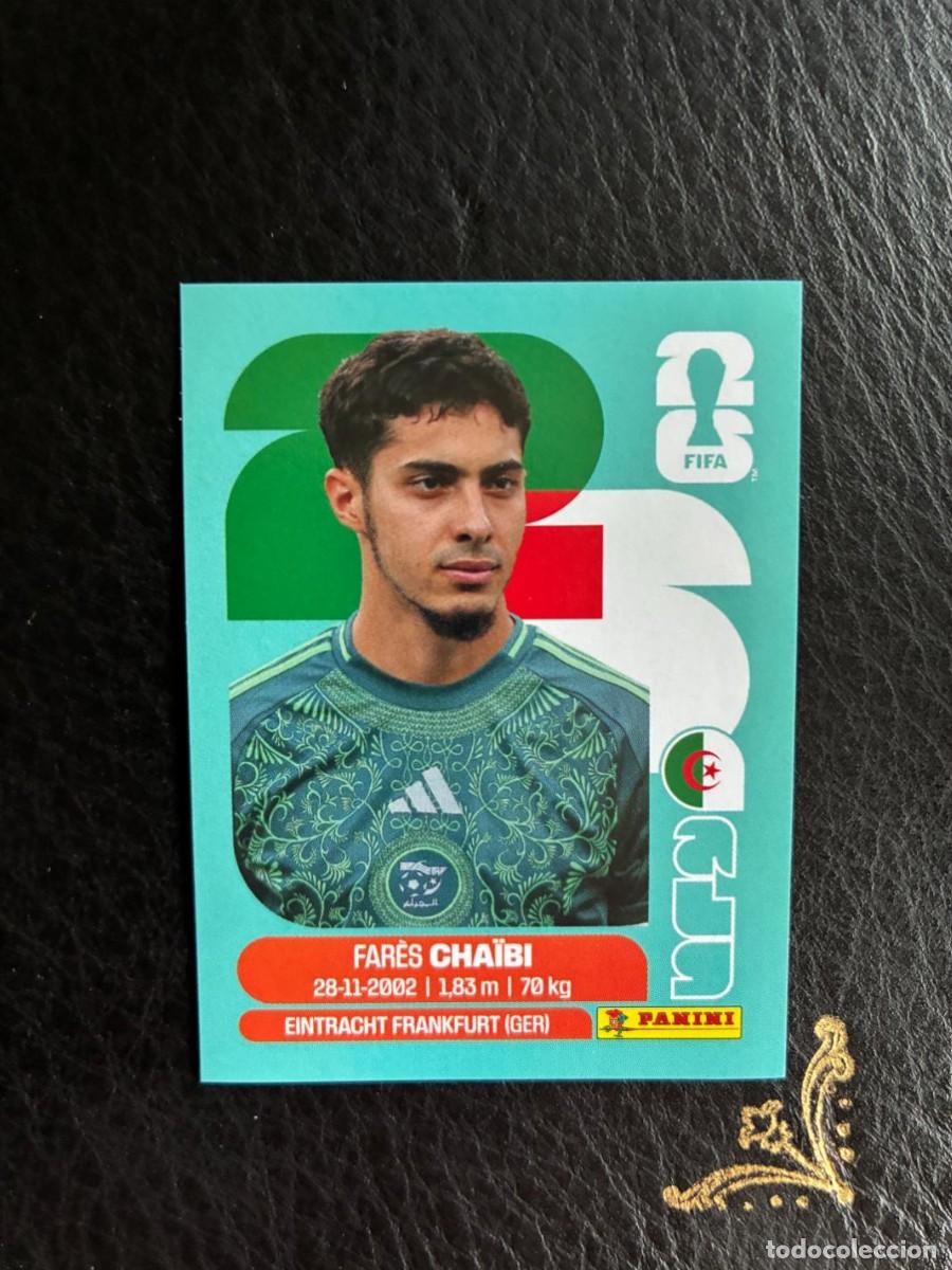 Football Stickers: ALG 14 FARES CHAIBI ALG14 ARGELIA FIFA WORLD CUP MUNDIAL 2026 26 PANINI