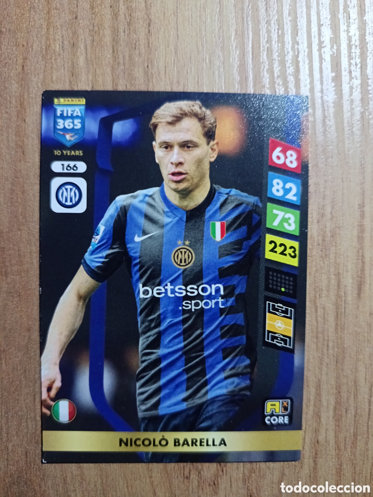 Fu&szlig;ball-Sticker: 166 Barella ADRENALYN XL FIFA 365 2024 2025 24 25