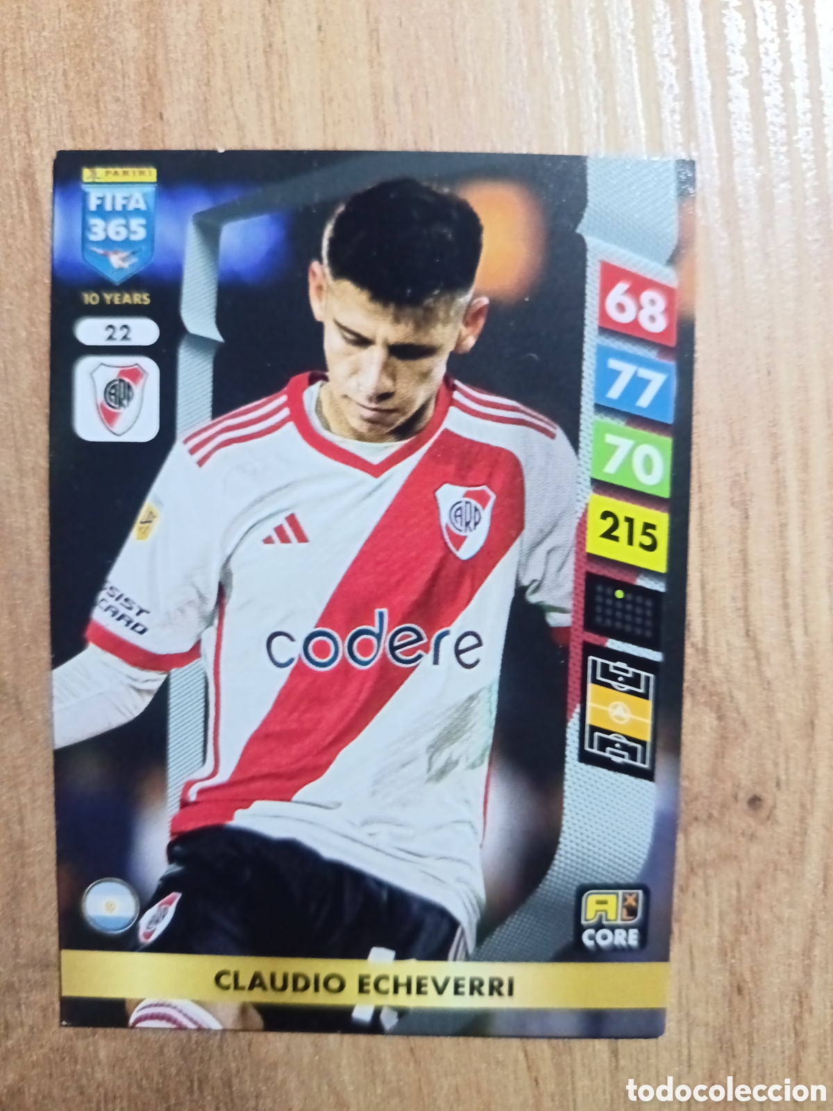 Fu&szlig;ball-Sticker: 22 Echeverri ADRENALYN XL FIFA 365 2024 2025 24 25