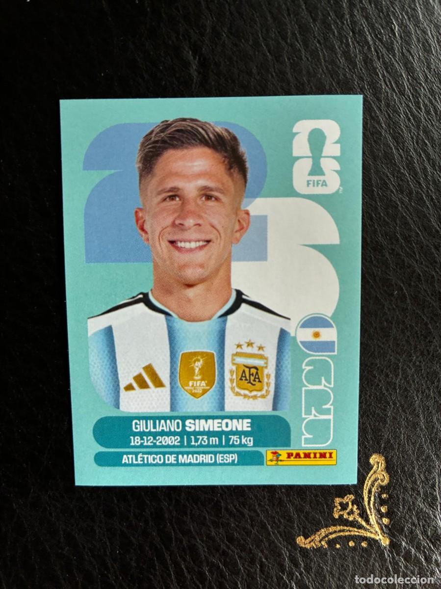 Cromos de Futebol: ARG 20 GIULIANO SIMEONE ARG20 ARGENTINA FIFA WORLD CUP MUNDIAL 2026 26 PANINI