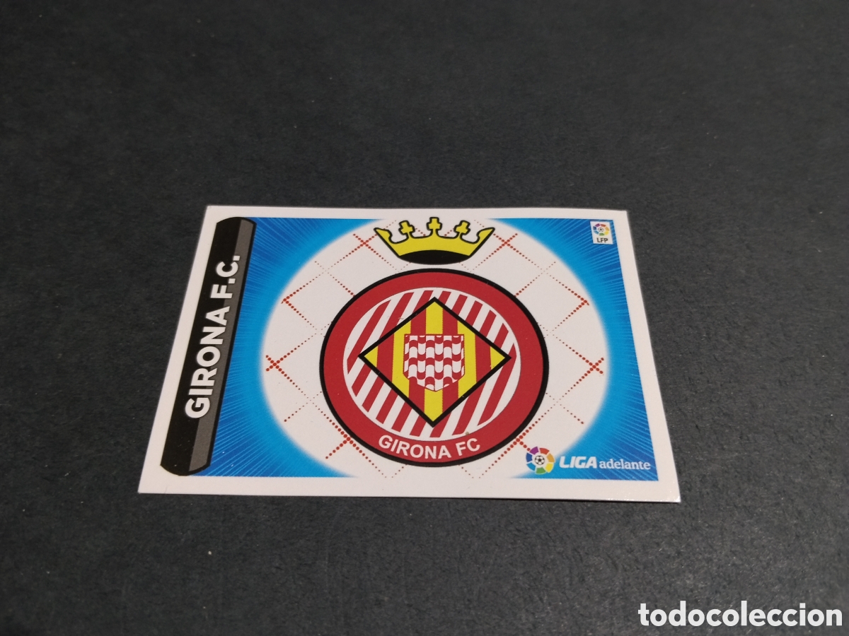 Cromos de f&uacute;tbol: Cromo futbol 2014-15 escudo Girona