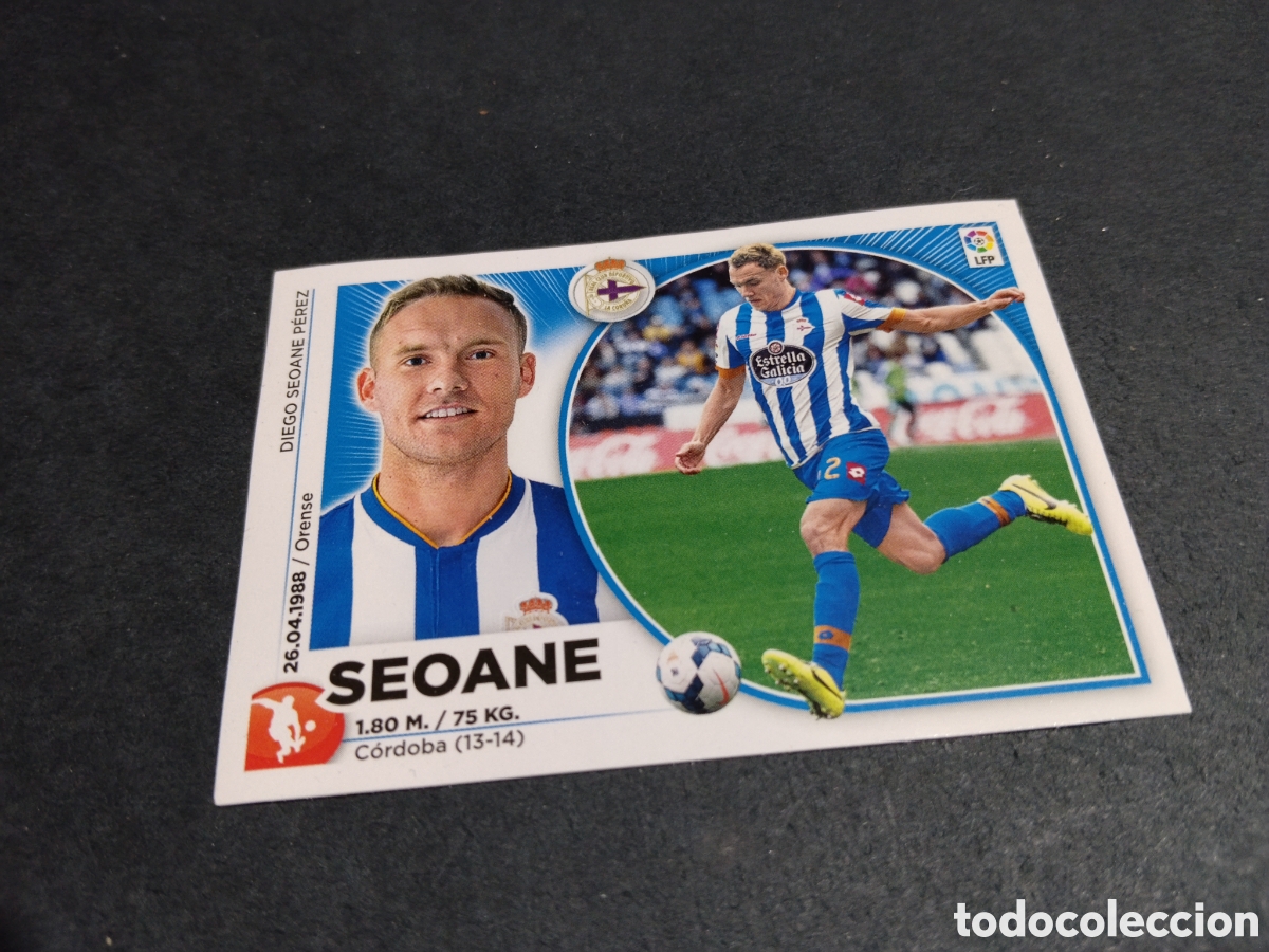 Cromos de f&uacute;tbol: Cromo futbol 2014-15 Seoane,, deportivo de la Coru&ntilde;a