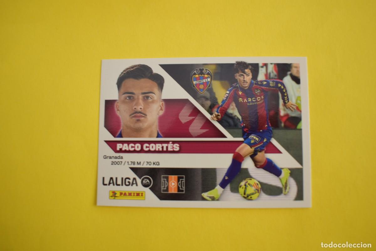Cromos de f&uacute;tbol: Cromo Liga 2026 2027. 26 27. Paco Cort&eacute;s. Levante. N. &ordm; 14 B. ESTE. Panini