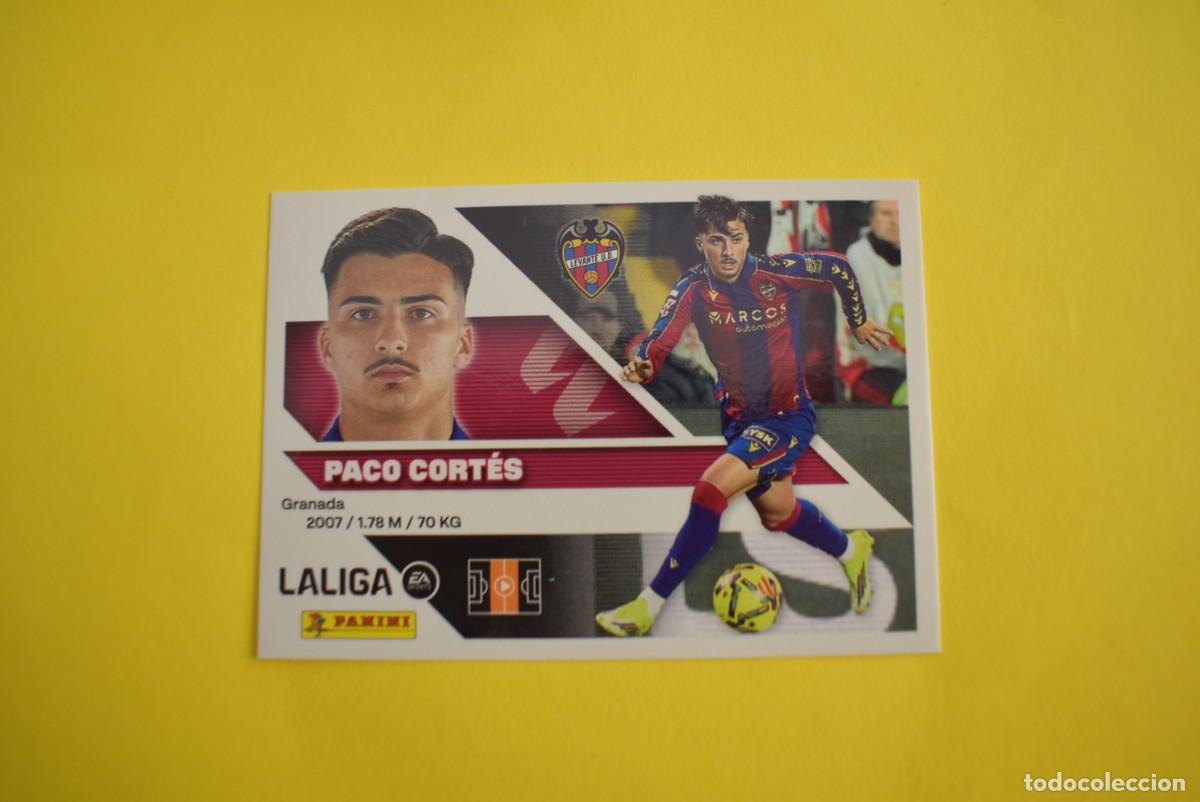Cromos de f&uacute;tbol: Cromo Liga 2026 2027. 26 27. Paco Cort&eacute;s. Levante. N. &ordm; 14 B. ESTE. Panini