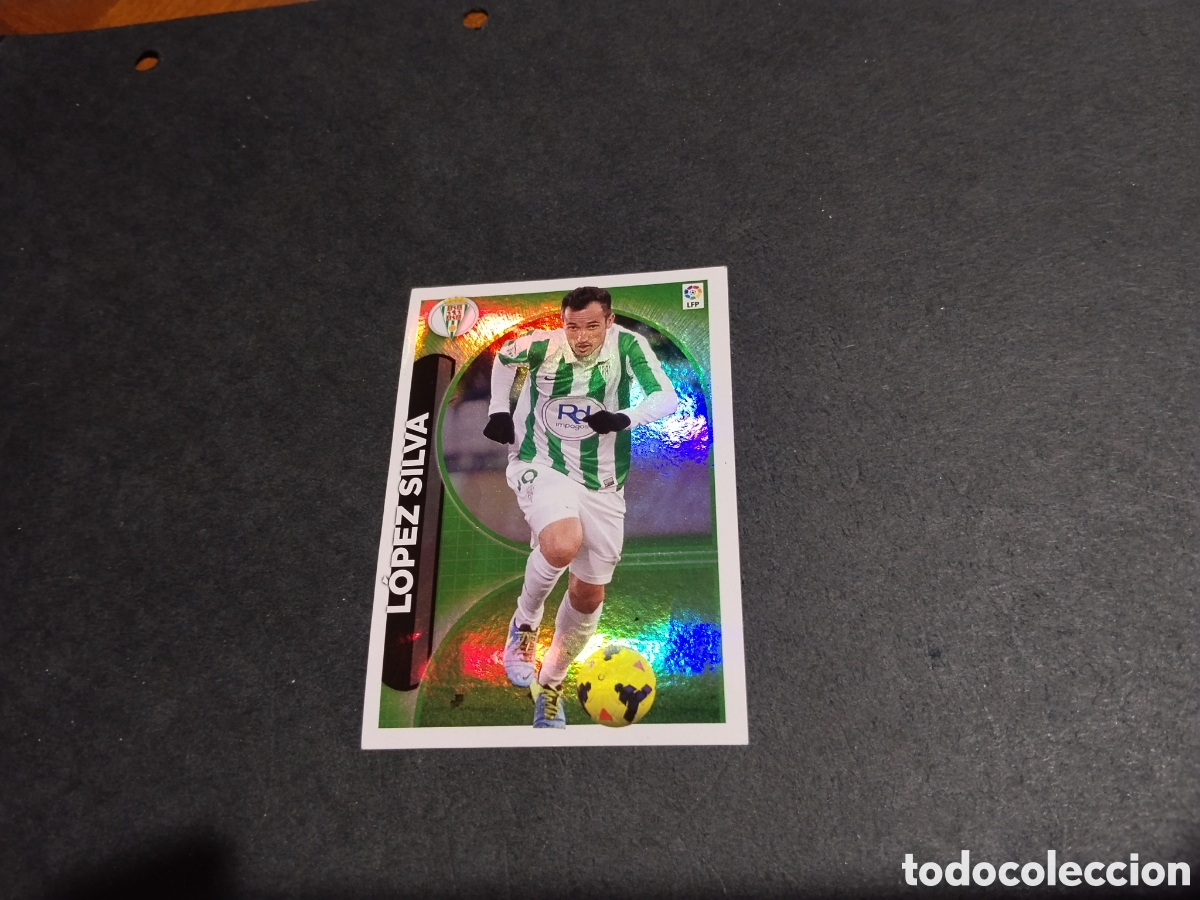 Cromos de f&uacute;tbol: Cromo futbol 2014-15 L&oacute;pez Silva, C&oacute;rdoba