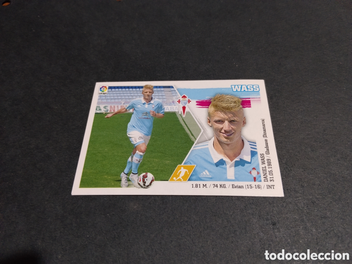 Cromos de f&uacute;tbol: Cromo futbol 2015-16 Wass, Celta