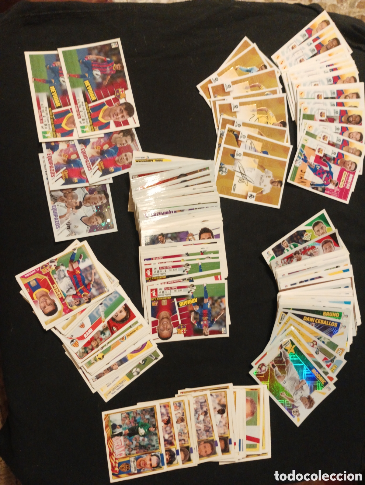Cromos de f&uacute;tbol: Lote 221 cromos Panini variedad de diferentes temporadas