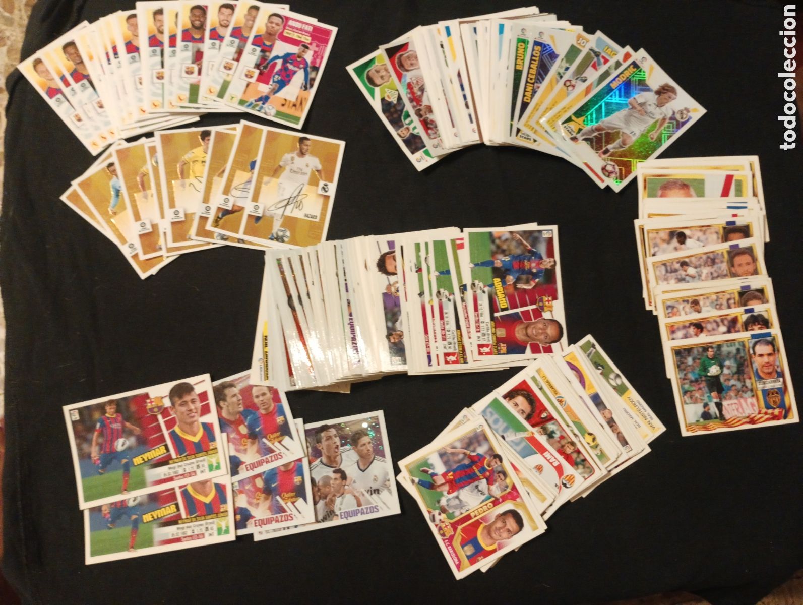 Cromos de f&uacute;tbol: Lote 221 cromos Panini variedad de diferentes temporadas