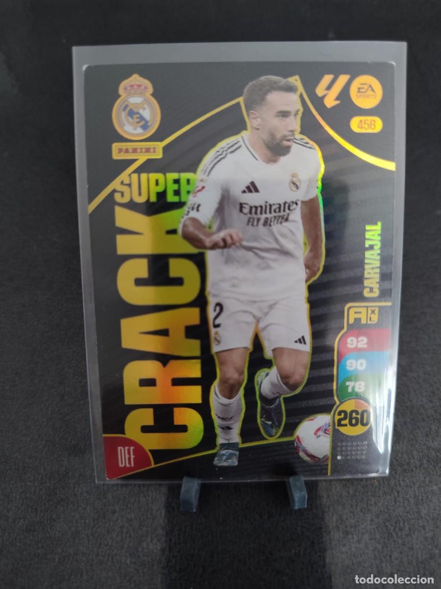 Cromos de f&uacute;tbol: Adrenalyn 24 25 Carvajal Real Madrid Super Crack 456