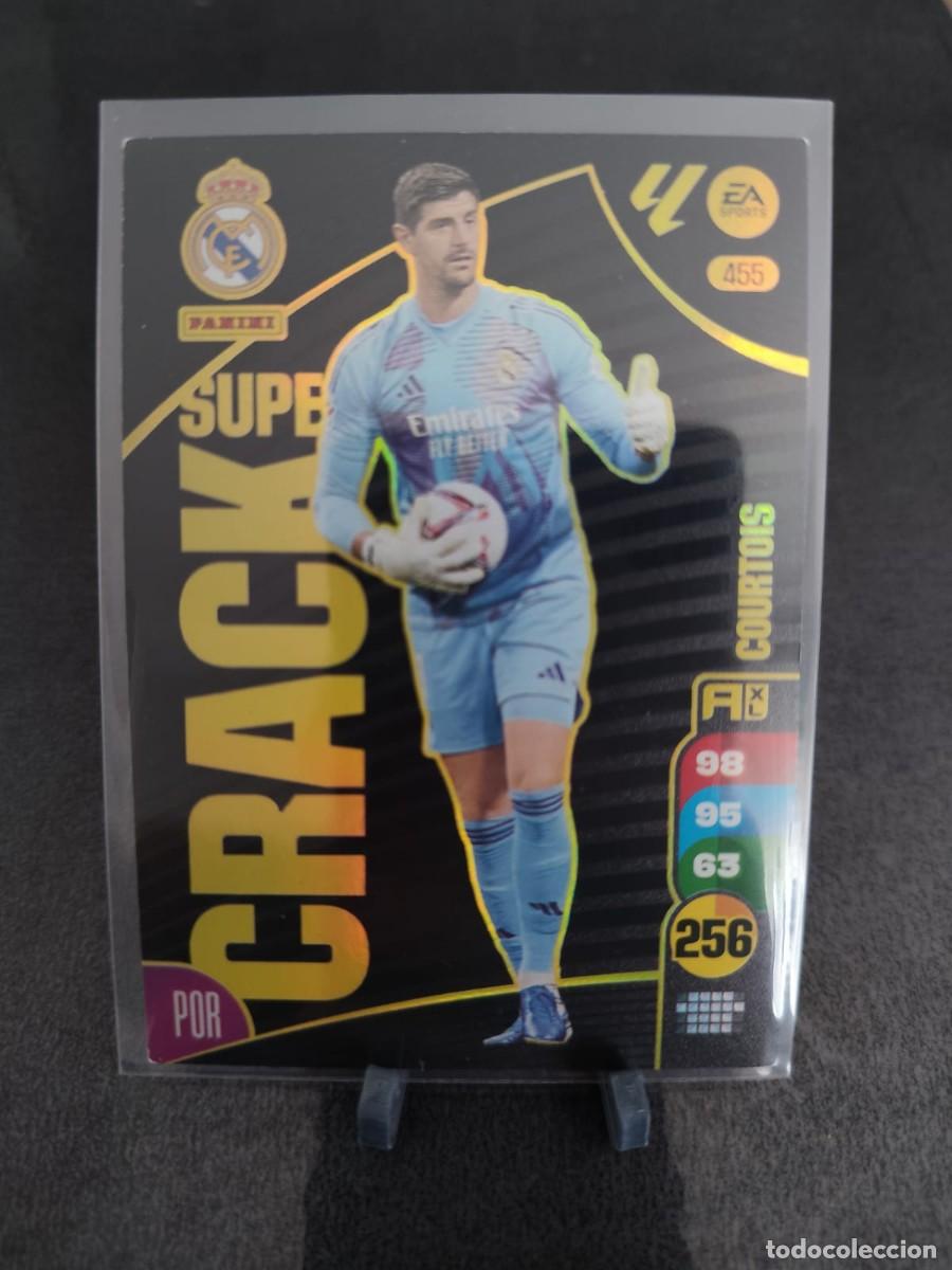Cromos de f&uacute;tbol: Adrenalyn 24 25 Courtois Real Madrid Super Crack 455