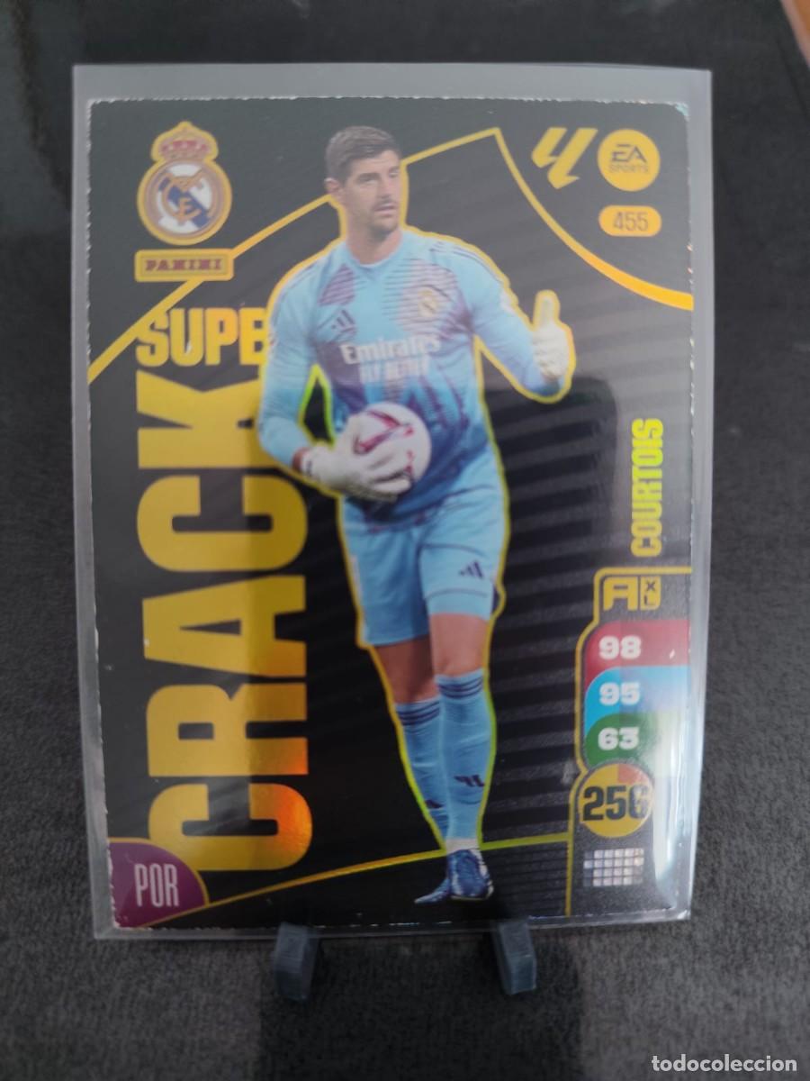 Cromos de f&uacute;tbol: Adrenalyn 24 25 Courtois Real Madrid Super Crack 455