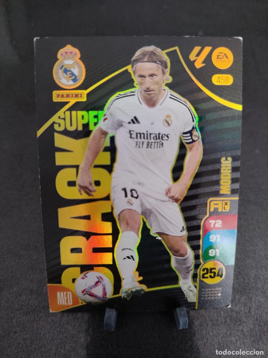 Cromos de f&uacute;tbol: Adrenalyn 24 25 Modric Real Madrid Super Crack 458