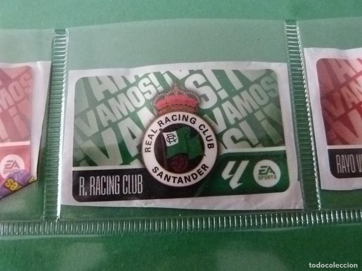 Cromos de f&uacute;tbol: CHICLE DE F&Uacute;TBOL ESCUDO RACING DE SANTANDER LIGA ESTE 2026-2027/26-27 DE PANINI