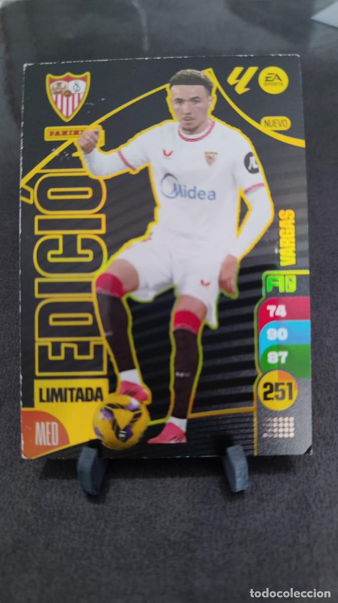 Cromos de f&uacute;tbol: Adrenalyn 24 25 Vargas Sevilla Edicion Limitada Nuevo