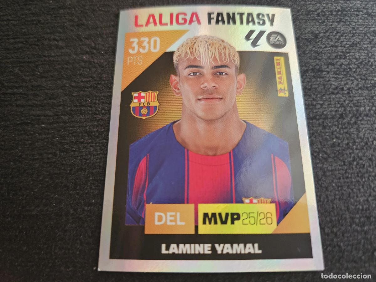 Cromos de f&uacute;tbol: LIGA ESTE 2026 2027 26 27 LAMINE YAMAL BARCELONA LALIGA FANTASY N&ordm; 5