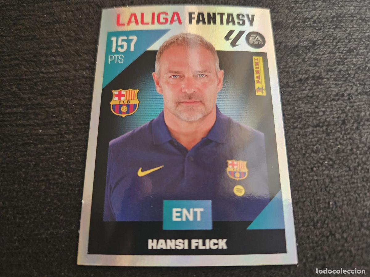 Cromos de f&uacute;tbol: LIGA ESTE 2026 2027 26 27 HANSI FLICK BARCELONA LALIGA FANTASY N&ordm; 1