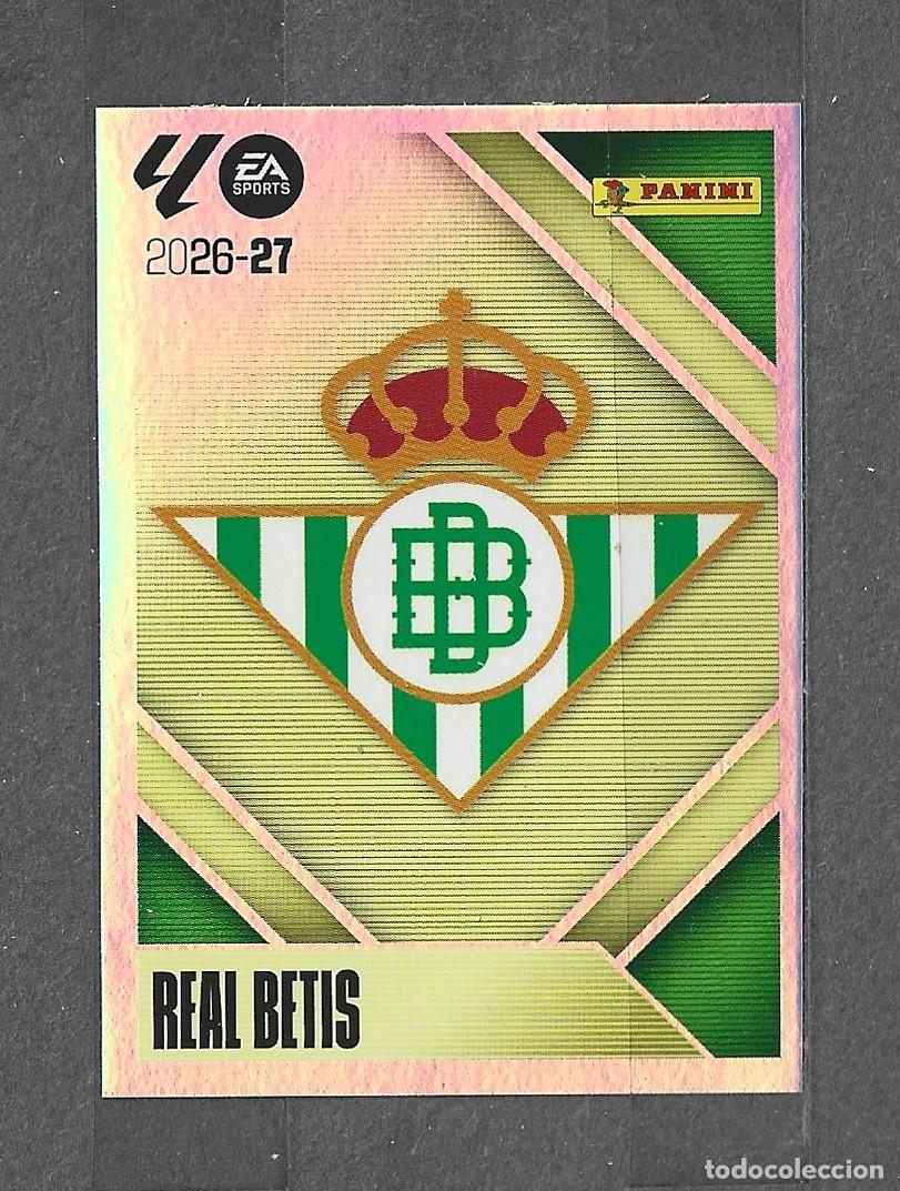 Cromos de f&uacute;tbol: Liga este 26/27 - Escudo - N&ordm; 1 - Real Betis