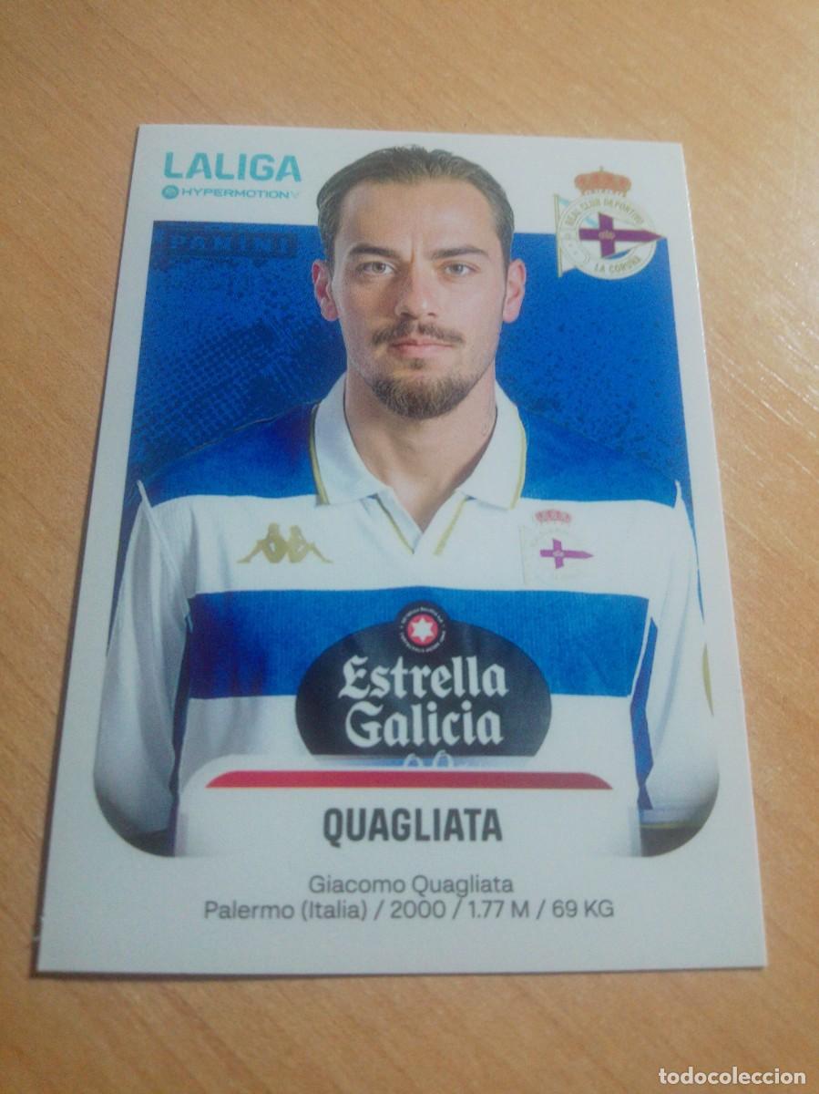 Cromos de f&uacute;tbol: 181 B QUAGLIATA DEPORTIVO DE LA CORU&Ntilde;A 2&ordf; DIVISION HYPERMOTION 25 26 PANINI 2025 2026