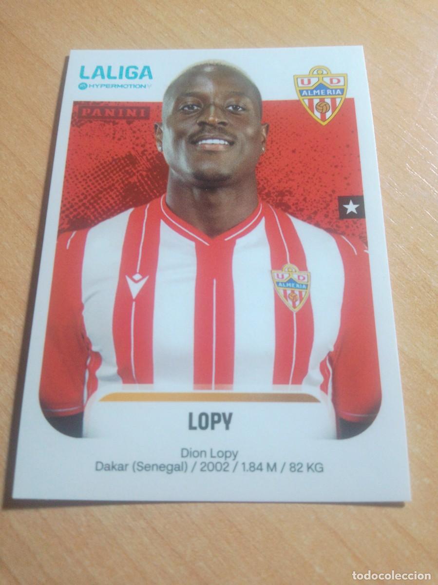 Cromos de f&uacute;tbol: 32 LOPY DEL ALMER&Iacute;A 2&ordf; DIVISION HYPERMOTION 25 26 PANINI 2025 2026 NUEVO